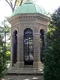 Henry Shaw's mausoleum is located in the gardens.
