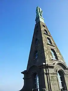 Back view of the statue in September 2011