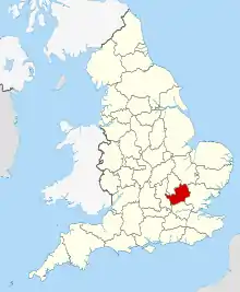 Hertfordshire within England