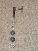 The same clutch disassembled