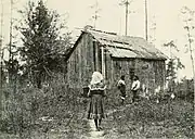 "Colored People's Schoolhouse," near Suwanee River, photographed 1904