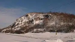 Hill Kusá Hora near Tlmače