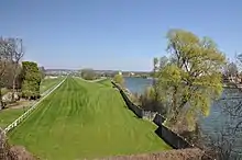 View of the racecourse from the Maisons-Laffitte bridge