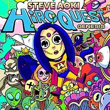Steve Aoki Hiroquest Genesis Album Cover