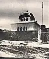 Photograph from the 1920's of Gurdwara Tilak Asthan (Garhi Sahib) in Chamkaur.