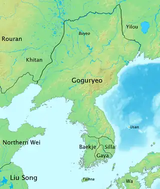 Goguryeo (Goryeo) in 476 AD
