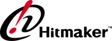 A letter h in a circle with an exclamation mark, followed by the word "Hitmaker"