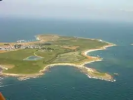 An aerial view of Hœdic