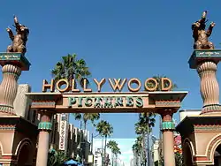 Hollywood Land(the area's entrance in 2008)