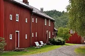 View of the buildings at Holmen Gård, Photo: ©Torgrim Landsverk