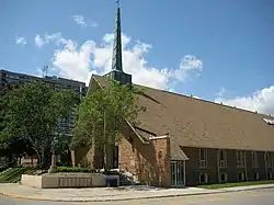 View of the neighbourhood near Holy Spirit Roman Catholic Church