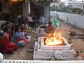 Homa during Sri Thimmaraya swamy Pratishthapana