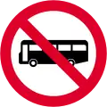 No buses and coaches