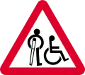Disabled persons ahead