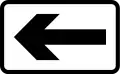 Direction in which the prohibition or restriction applies (symbol may be reversed)