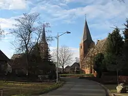 Two churches in Horssen
