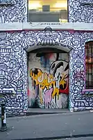 Painted doorway, 2009