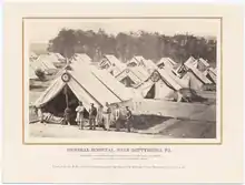 Image 32American Civil War hospital at Gettysburg, 1863 (from History of medicine)