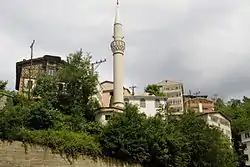 Houses and a mosque in Çaykara village