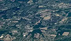 Aerial photo from 2009