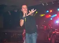 Ferreira performing with Tantric in September 2009