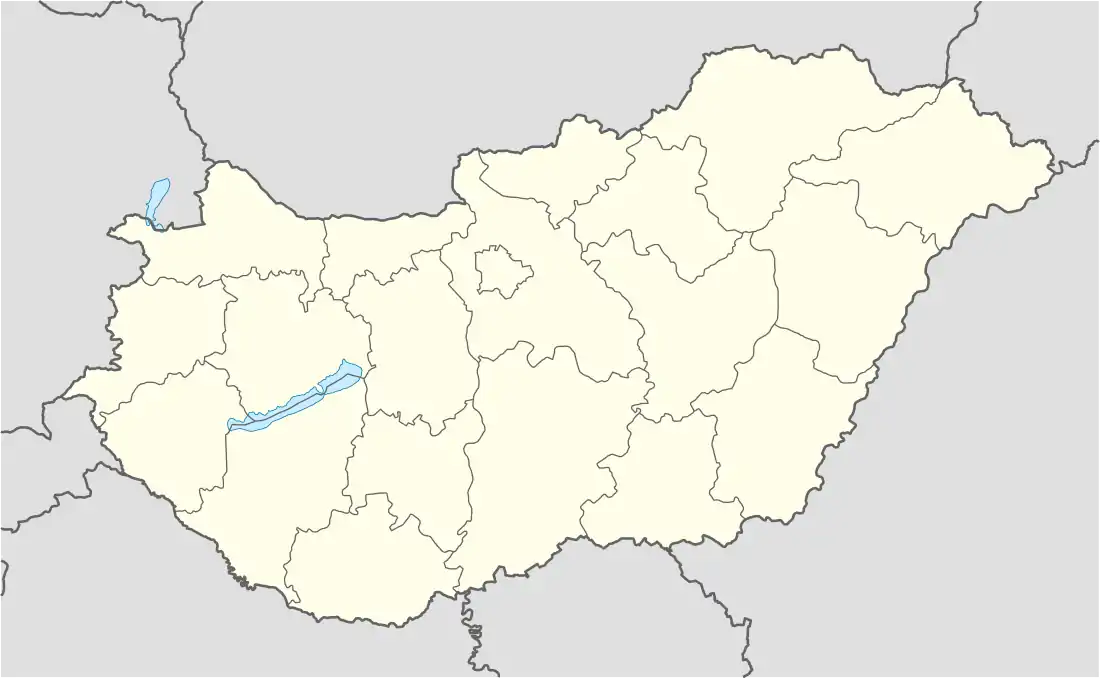 Csapi is located in Hungary