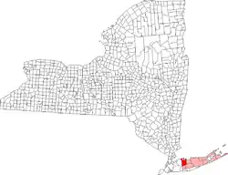 Location in Suffolk County