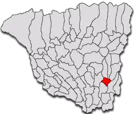 Location in Gorj County