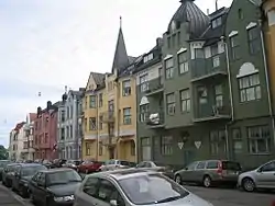 At the Huvilakatu street in Ullanlinna