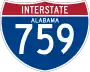 Interstate 759 marker