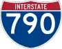 Interstate 790 marker