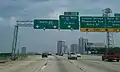 I-95 passing by downtown Jacksonville