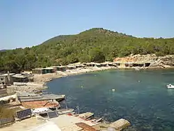 The cove of Sa Caleta