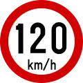 RUS 039Speed Limit (120&nbsp;km/h)