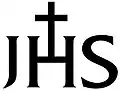 IHS or JHS Christogram of western Christianity