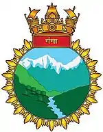 INS Ganga crest