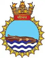INS Gharial crest