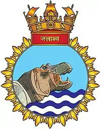 INS Kolkata crest