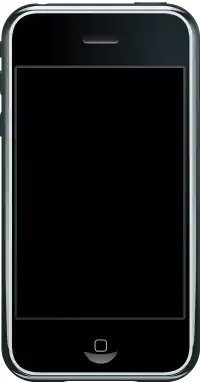 A vector render of the 1st generation iPhone, first marketed in 2007. Its form factor is credited to Ive.