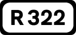 R322 road shield}}