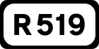 R519 road shield}}