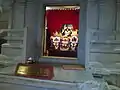 Krishna Lila Park Shrines (altars): Narasimha, Jagannadha, Baladeva, Subhadra