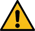 W001 – General warning sign