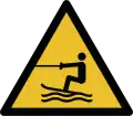 W045 — water skiing or towed water activity area