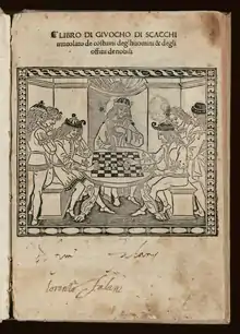 Image 26Book of the customs of men and the duties of nobles or the Book of Chess (1473) (from Chess in the arts)