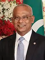 Republic of MaldivesIbrahim Mohamed SolihPresident of the Maldives