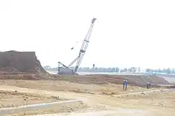 An industrial park Idan HaNegev being built in close proximity to Rahat