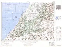 Map showing the boundary of Ifni(Date on map: 1953)