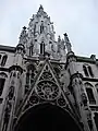 Facade of the Church of the Sacred Heart of Jesus&nbsp;[es] in Calle Reina - Centro Habana.
