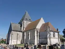 The church of Saint-Médard in Illeville-sur-Montfort